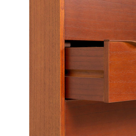 Wooden secretary stained