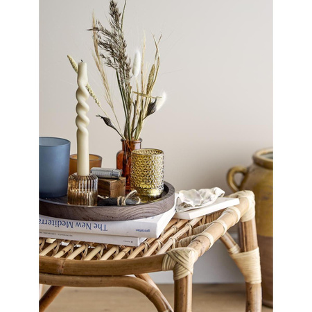 Sanga Tray w/Votive, Brown, Glass