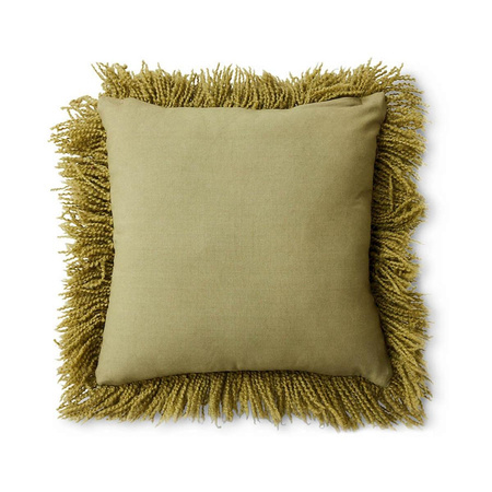 Poduszka hkliving FLUFFY zielona rozmiar 50x50 cm
