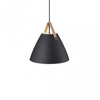 NORDLUX STRAP black pendant lamp, size 36 cm