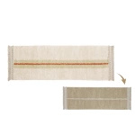 Dywan bawełniany Lorena Canals REVERSIBLE beżowy 230 x 80 cm