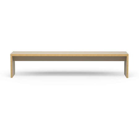 Ławka HKLIVING SIMPLY beżowa rozmiar 220 cm