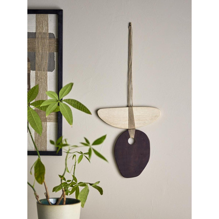 Yoki Wall Decor, Brown, Oak