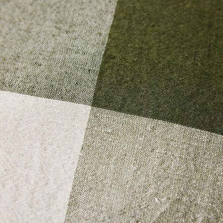 Poduszka hkliving LOWLANDS zielona rozmiar 50x50 cm