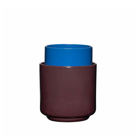Deux Pots Maroon/Blue (set of 2)
