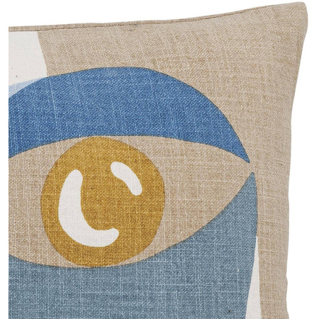 Ditte Cushion, Blue, Cotton