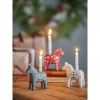 Siffer Candle Holder, Grey, Polyresin