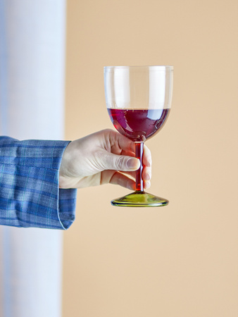 Kieliszek Bloomingville MARTINE zielony