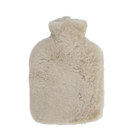 Cedar Hot Water Bottle, Nature, Sheepskin