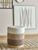 Bilbao Pouf, Brown, Polyester