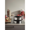 Patelnia do smażenia z powłoką ceramiczną Powłoka Slip-Let® Eva Trio STAINLESS STEEL srebrna Ø24 cm