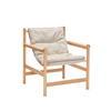 Heritage Armchair/Footstool Natural/Beige