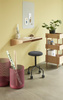 HÜBSCH FOLK natural wall desk