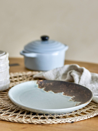 Paula Plate, Brown, Stoneware