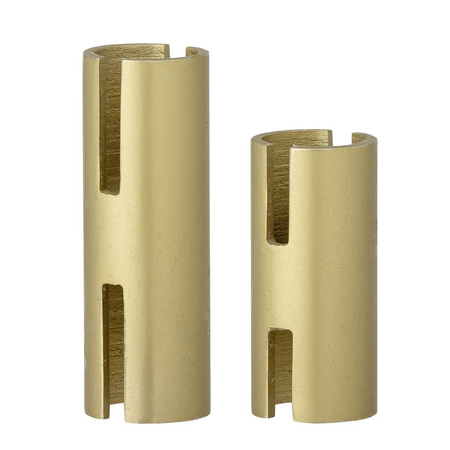 Hatice Candle Holder, Gold, Metal