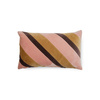 Striped velvet cushion Sunkissed (50x30cm)