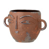BLOOMINGVILLE LO brown flowerpot