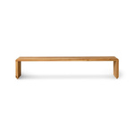 Ławka HKLIVING SLATTED naturalna rozmiar 180 cm