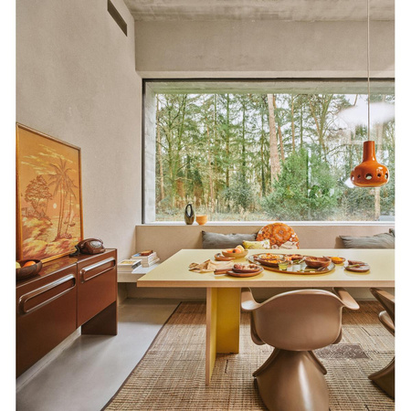 Stół HKLIVING RECTANGULAR zielony rozmiar 220 cm