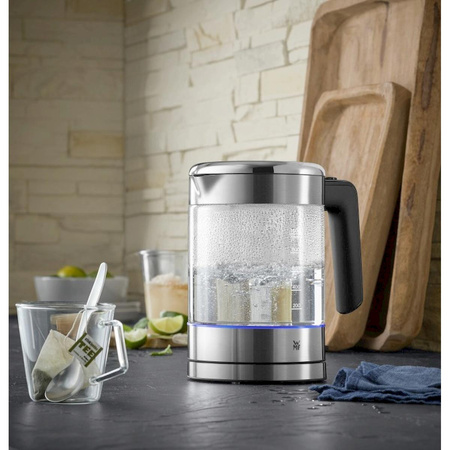 Czajnik szklany 1 litr WMF KITCHENMINIS srebrny