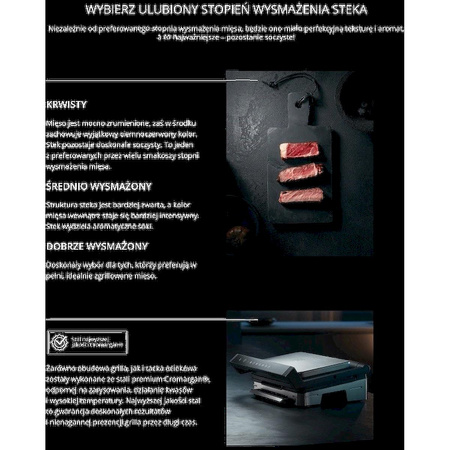 Grill stołowy WMF PROFI PLUS srebrny