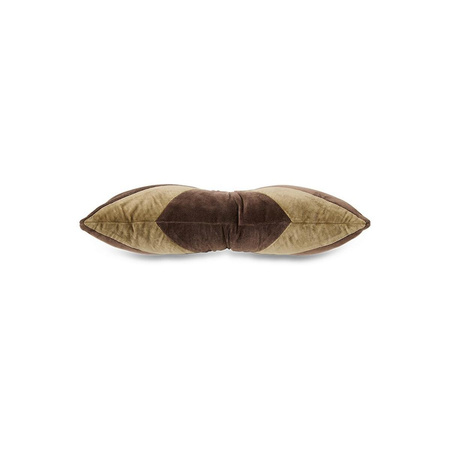 Poduszka hkliving VELVET brązowa rozmiar 50x30 cm