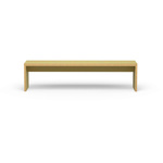 Ławka HKLIVING SIMPLY zielona rozmiar 180 cm