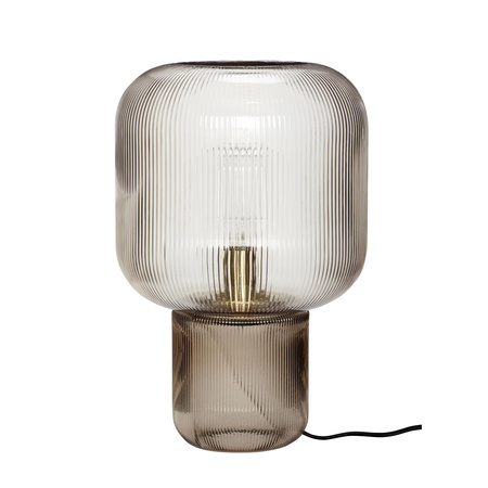 HÜBSCH PIRUM table lamp brown