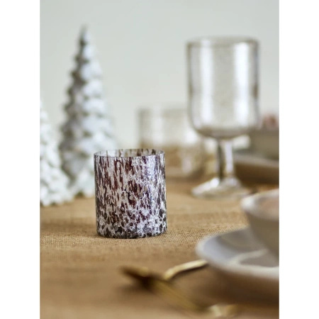 Świecznik Bloomingville FELICITA brązowy