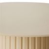 Pillar dining table round cream