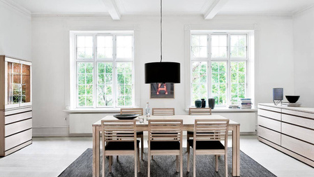 Dining table #24 SKOVBY natural