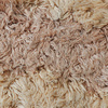 Fluffy square rug shore (250x250cm)