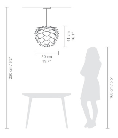 UMAGE SILVIA BLACK lampshade black