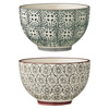 Set of 2 BLOOMINGVILLE Karine bowls multicolor