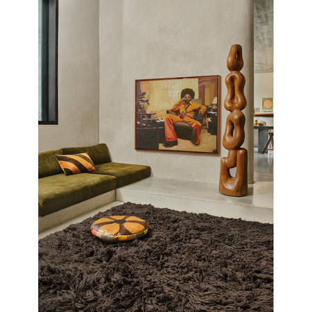 Puszysty dywan hkliving ESPRESSO brązowy rozmiar 200x300 cm