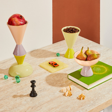 Good Morning Dessert coupe high, pale green