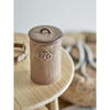 Buddy Jar w/Lid, Brown, Stoneware