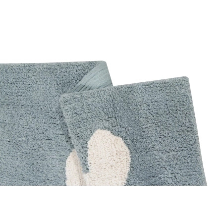 Dywan bawełniany Lorena Canals CLOUDS niebieski 160 x 120 cm