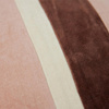 Striped velvet cushion Rose (60x35cm)