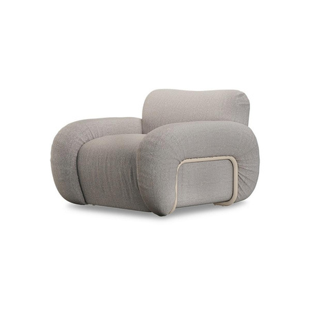 Arc lounge fauteuil, frame sand, sneak, light grey