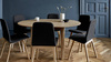 Dining table #111 SKOVBY brown black