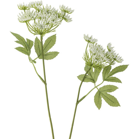 Sztuczna Gałązka Bloomingville FENNEL biała