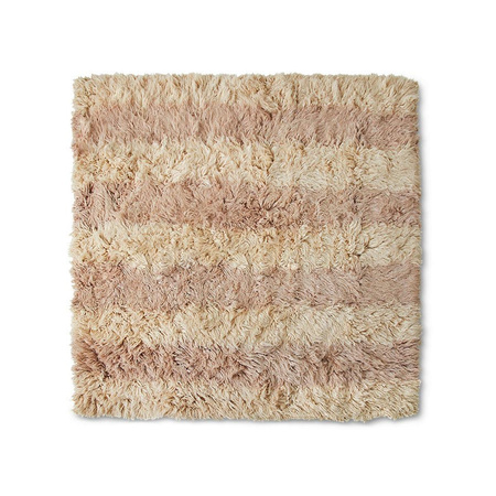 Fluffy square rug shore (250x250cm)