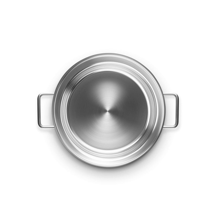 Garnek Eva Trio STAINLESS STEEL srebrny Ø28 cm