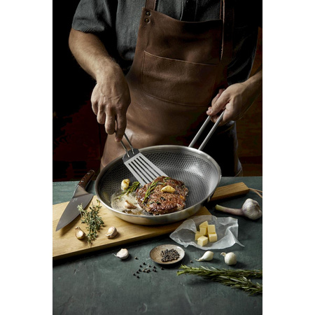 Łopatka długa Eva Trio srebrna