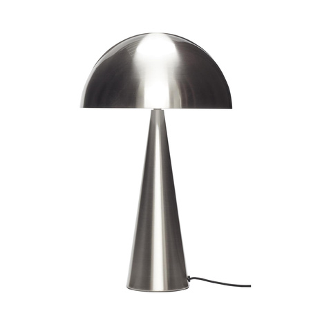 HÜBSCH MUSH silver table lamp