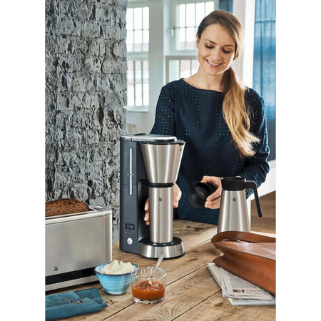 WMF KITCHENMINIS silver pour-over coffee maker with cup