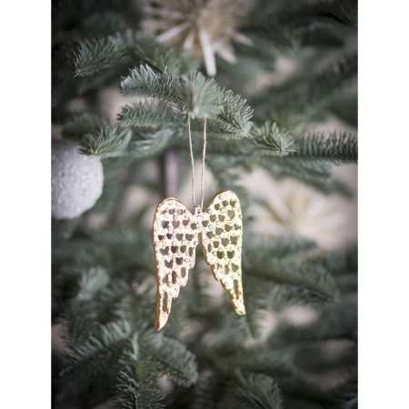 Angelie Ornament, Gold, Aluminum