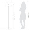 Lampa podłogowa UMAGE ASTERIA FLOOR szara