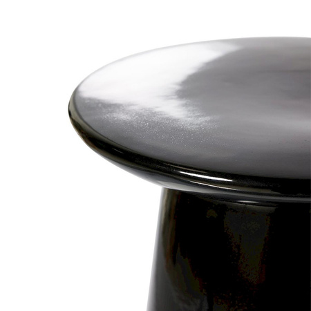 Earthenware side table M black